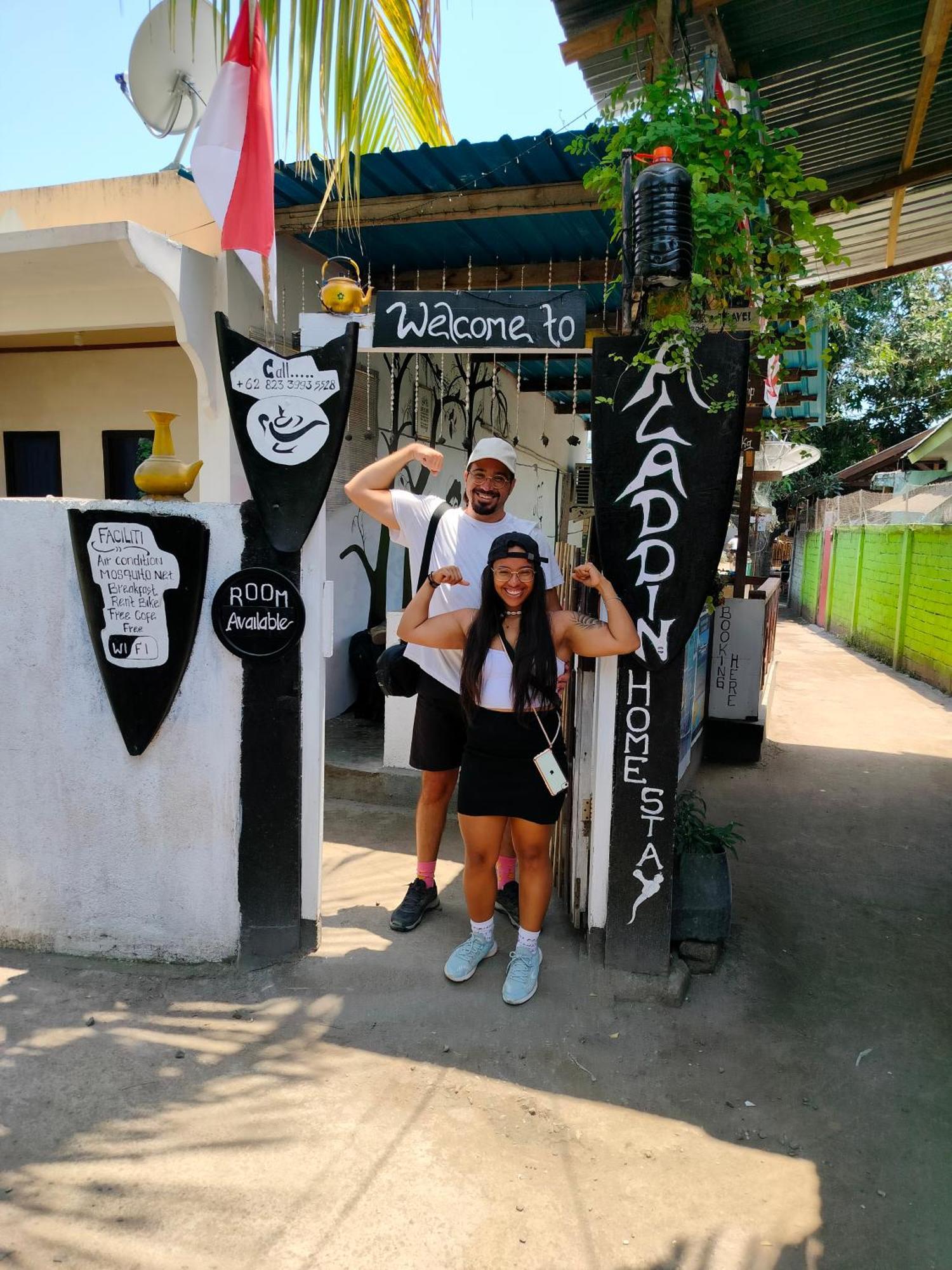 Aladdin Homestay Gili Air Exterior foto